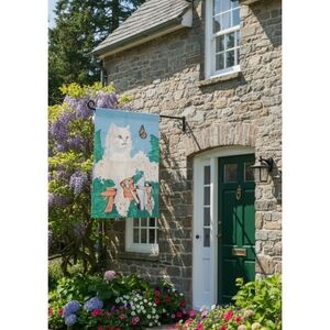 Toland Home Outdoor Flag " Kittens in a pod" 28×40"